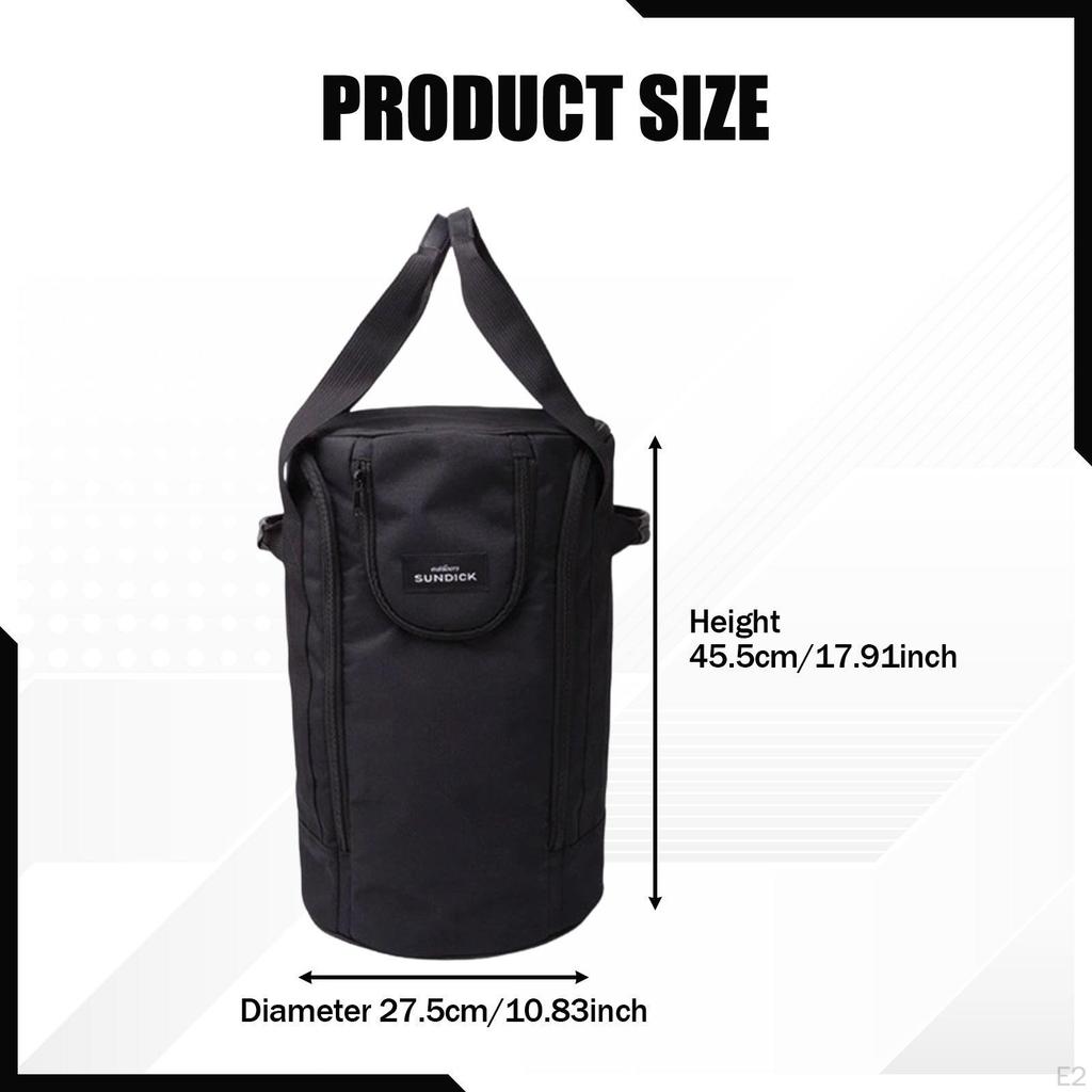 Gas Tank Storage Bag Cover Shockproof Portable Pouch with Handle for Camping Picnic Traveling