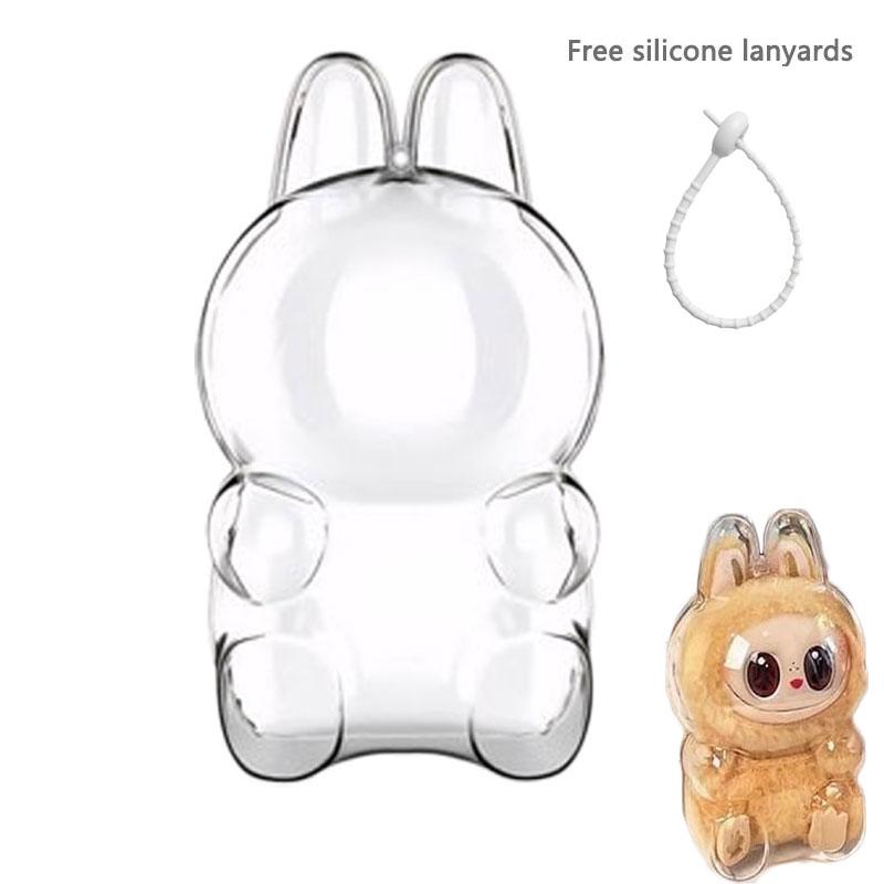 

Transparent Protective Cover for LABUBU V1 V2 Protective Case Ultimate Armor with Dustproof Scratch-Resistant Performance