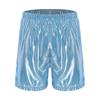 Shorts Boxer Brillants pour Homme Ceinture Élastique Design Poche Latérale Coupe Ample Shorts de Plage Brillants Vêtements d'Intérieur
