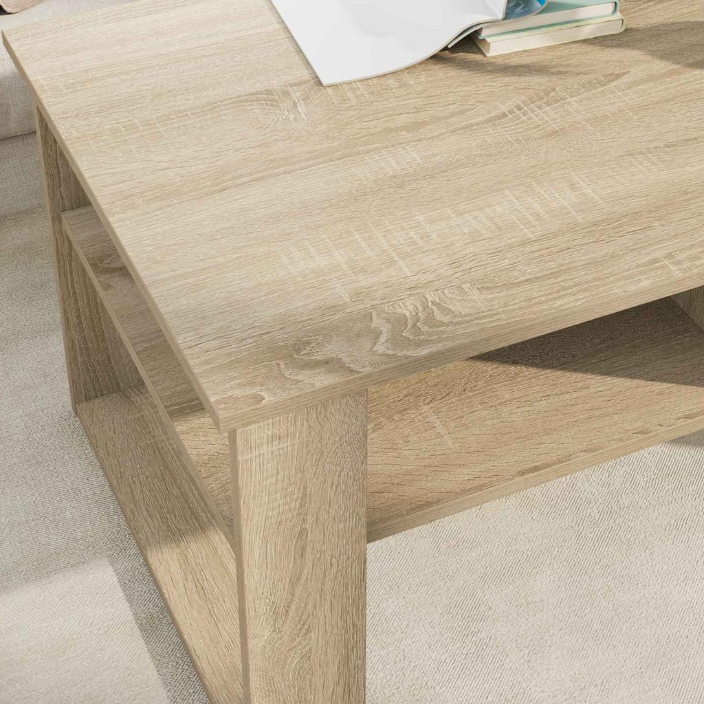 Coffee Table Sonoma Oak 96 X 54 X 44 Cm Particleboard