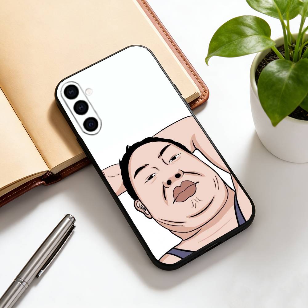 Silly Cartoons Phone Case For Samsung Galaxy A73,A72,A71,A70,A53,A52,A51,Soft Silicone Black Cover