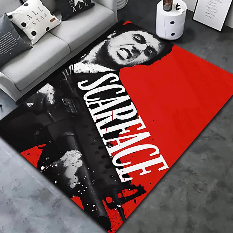 Scarface Carpet Rug For Living Room Bedroom Home Sofa Decoration Kids Play Nonslip Floor Mat