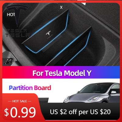 Samolepka na auto Pro Model Y 2020-2024 Dolní úložný prostor kufru Krabička Dělicí příčka Úložná příčka Úložná krabička Dělicí příčka Ca