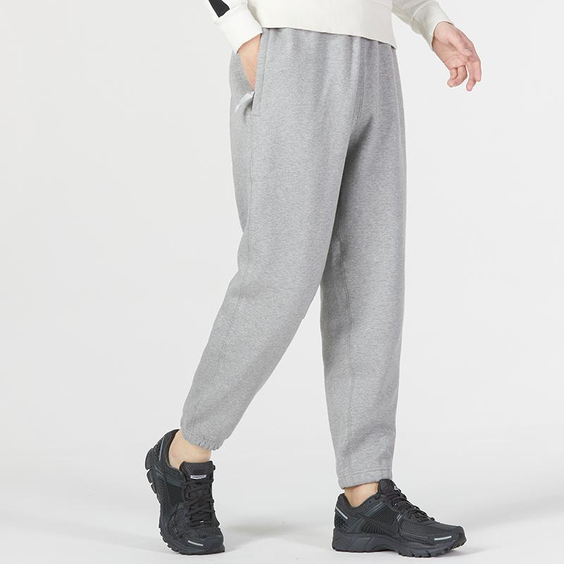 Nike Solid Color Logo Jogger Knit Pants Men Bottoms Grey DX1365-063