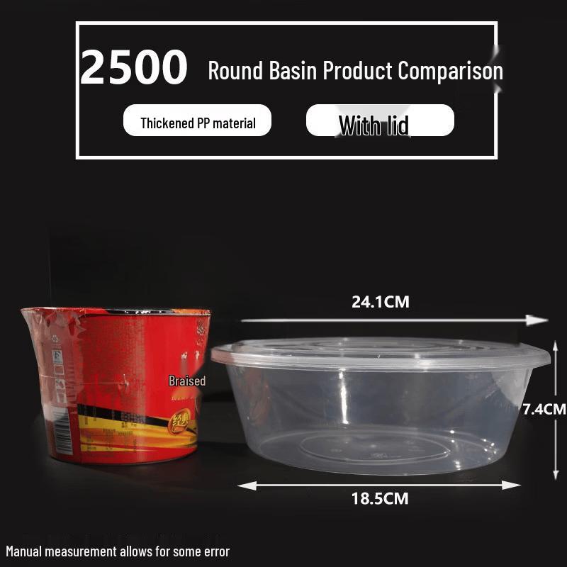 Einweg-Lebensmittelbehälter aus Weizenstroh mit Deckeln