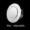 Round Air Vent Ventilation Grille Cover Outlet Adjustable Exhaust Vent Ducting Ventilation Grilles 75-200mm Air Vent Cover