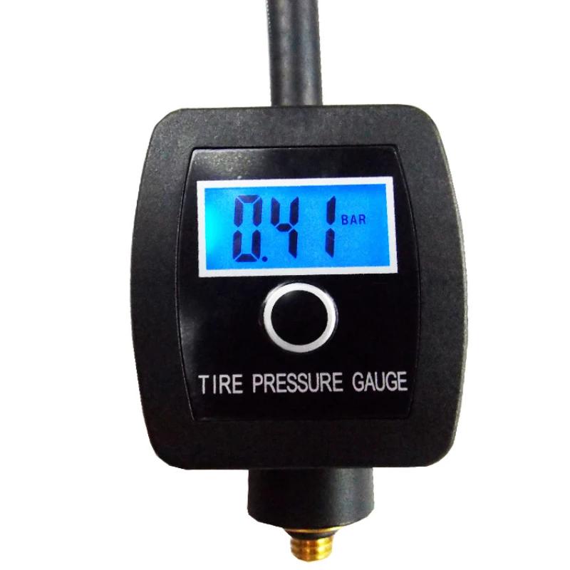 Bike Car Digital Tyre Pressure Gauge For Schrader-and-Presta Valves Mini Electronic Precision Manometer Tyre Repair Diagnostic