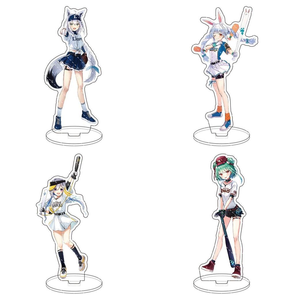 Exquisite Hololive Acrylic Stand Figure Featuring Aqua Akai Shirakami Pekora Natsuiro Inugami Sakura