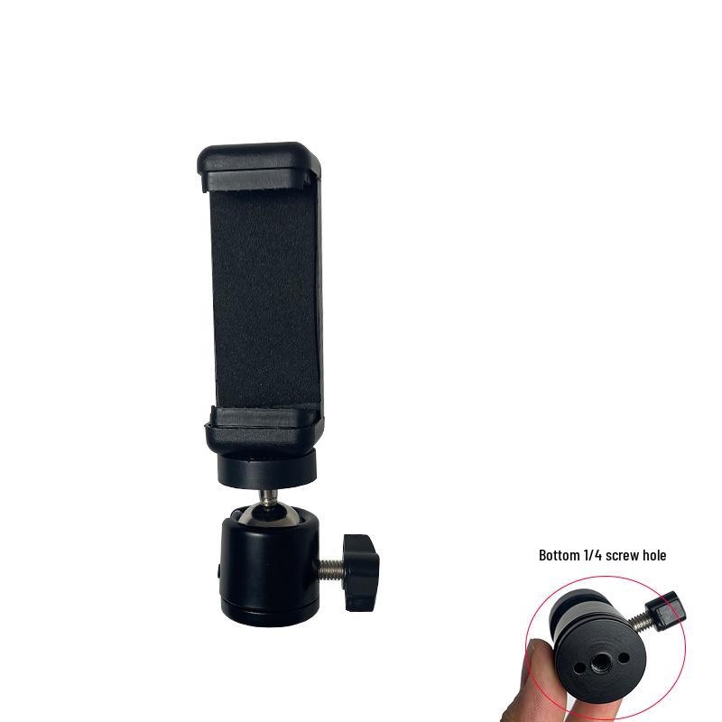 360° Rotating Ball Head Phone Clip for Tripod & DSLR