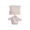 Zsiga Gazi Doll Clothes: Casual Ribbed Hoodie, Hat, BJD Doll Shoes, Dress-Up Set