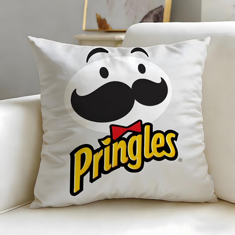 Klassische Snack-Marke Pringles Kissenbezug Weich & Pflegeleicht – Vielseitig für Sofa, Bett, Reisen und Büro