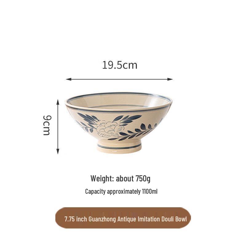 

Guanzhong Style Ceramic Noodle Soup Bowl