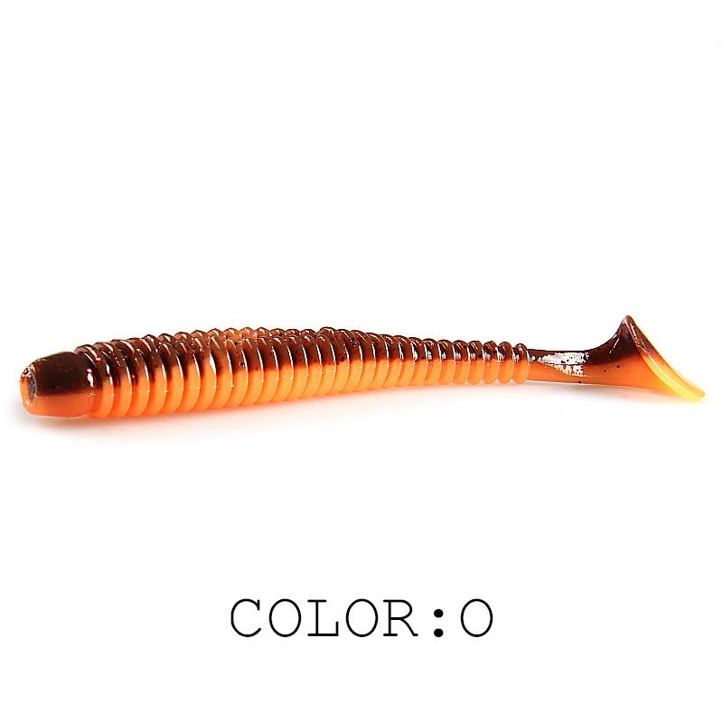 2025 HOT Impact Ring Shad Fishing Lure Soft 63mm 80mm 97mm Plastics Baits Swimbait Jigging LureBait perch Lures