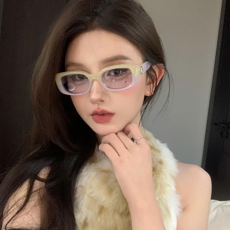 Sunglasses Women'S Tide Summer Senior Sense Round Face Big Face Thin Polarized Sunglasses Uv Protection Year