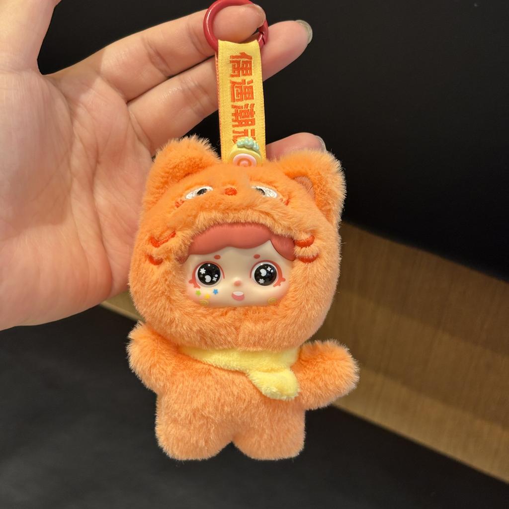 Niedlicher Vinyl-Anhänger Plüschpuppe Spielzeug Taschenanhänger Dekorative Verzierung Plüschtier Mädchen Geburtstagsgeschenk