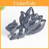 Ninetails Fox Crystal Resin Sculpture With Natural Gemstones For House Office Tabletop Ornament