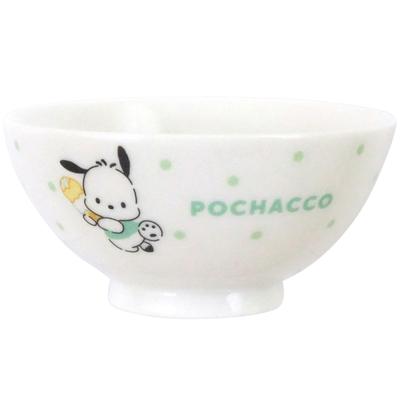 Sanrio Tea 11 X Microwave Dishwasher Characters Sweets Made In Japan 335106 "Pochacco" Bowl, 5.5 Cm, Safe, Safe, & Dots,