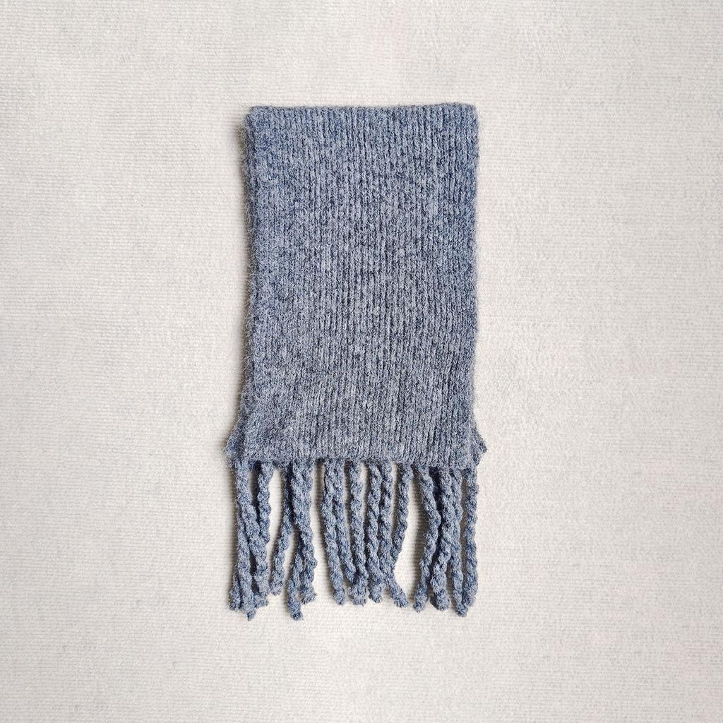 New candy color wool scarf women's winter versatile warm imitation cashmere shawl student couple scarf thick