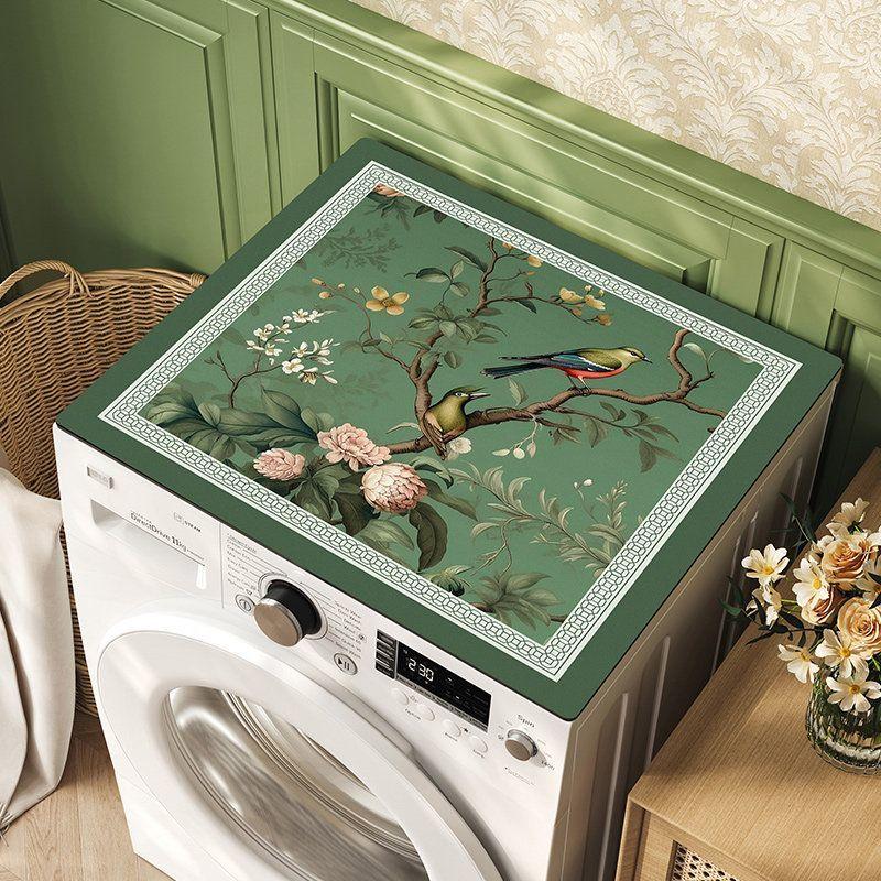 Magpie washing machine cover mat absorbent refrigerator dust cover diatomaceous earth wear-resistant bedside table dust mat 40x40cm 1180₽