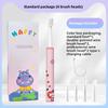 Electric Toothbrush Children's Cartoon Toothbrush Soft Bristle Brush Head Baby Children 5-15 Years Old Electric Toothbrush Charging Model