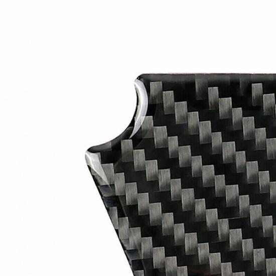 Carbon Fiber Door Handle Bowl Stickers Cover Trim For Ford Mustang 2015-
