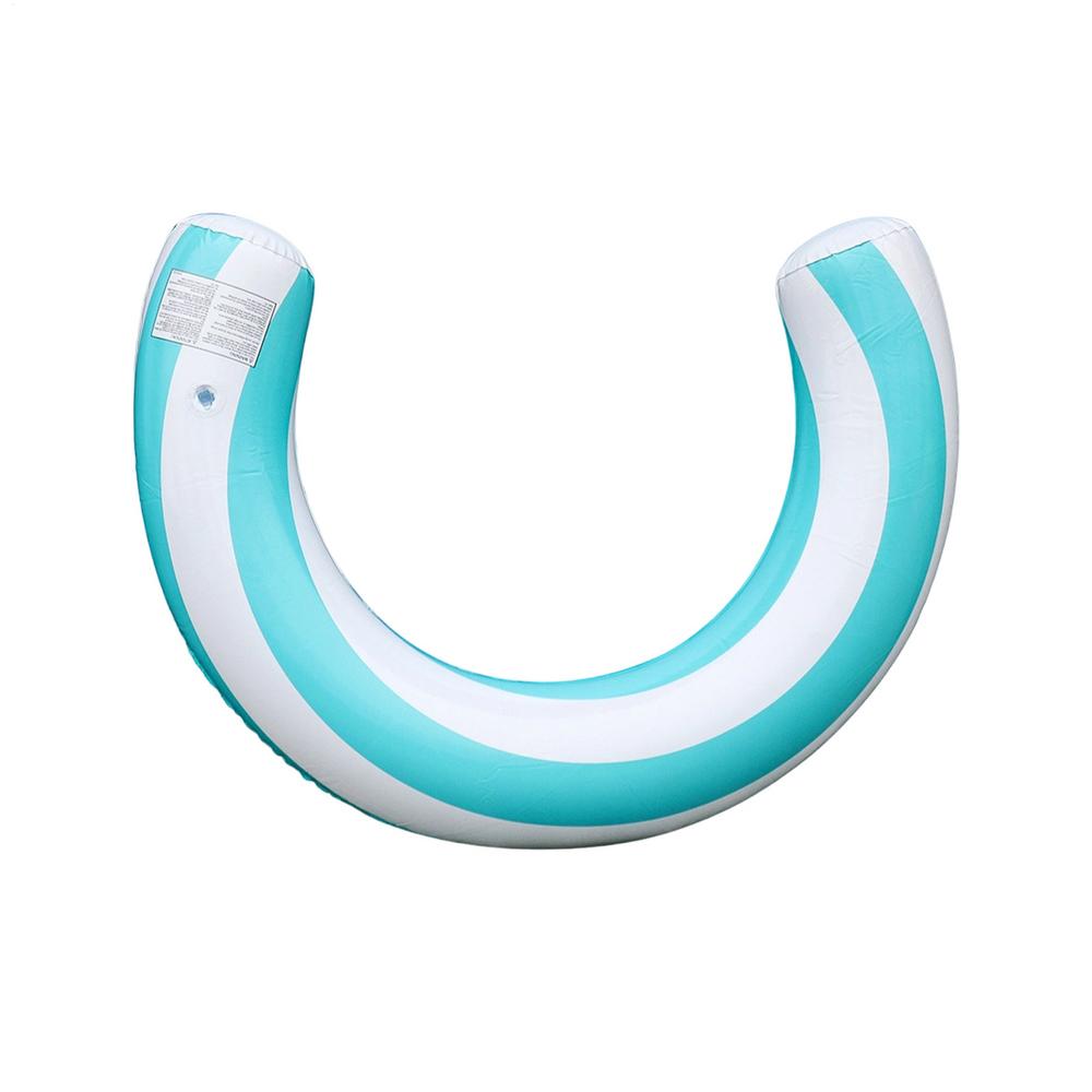Pool Noodles PVC Leakproof Floating U Shape Swim Adult Pool Floats Inflatable Raft for Beach Lake River Party Outdoor Summer