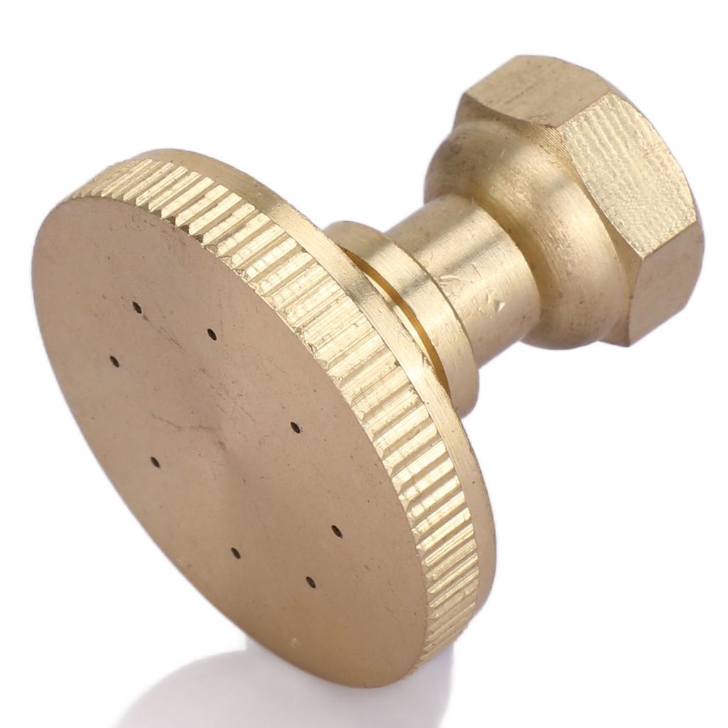 Garden Atomizing Nozzle Copper G3 8 Internal Thread Straight Head 8 Holes Water Pipe Spray Head for Agricultural