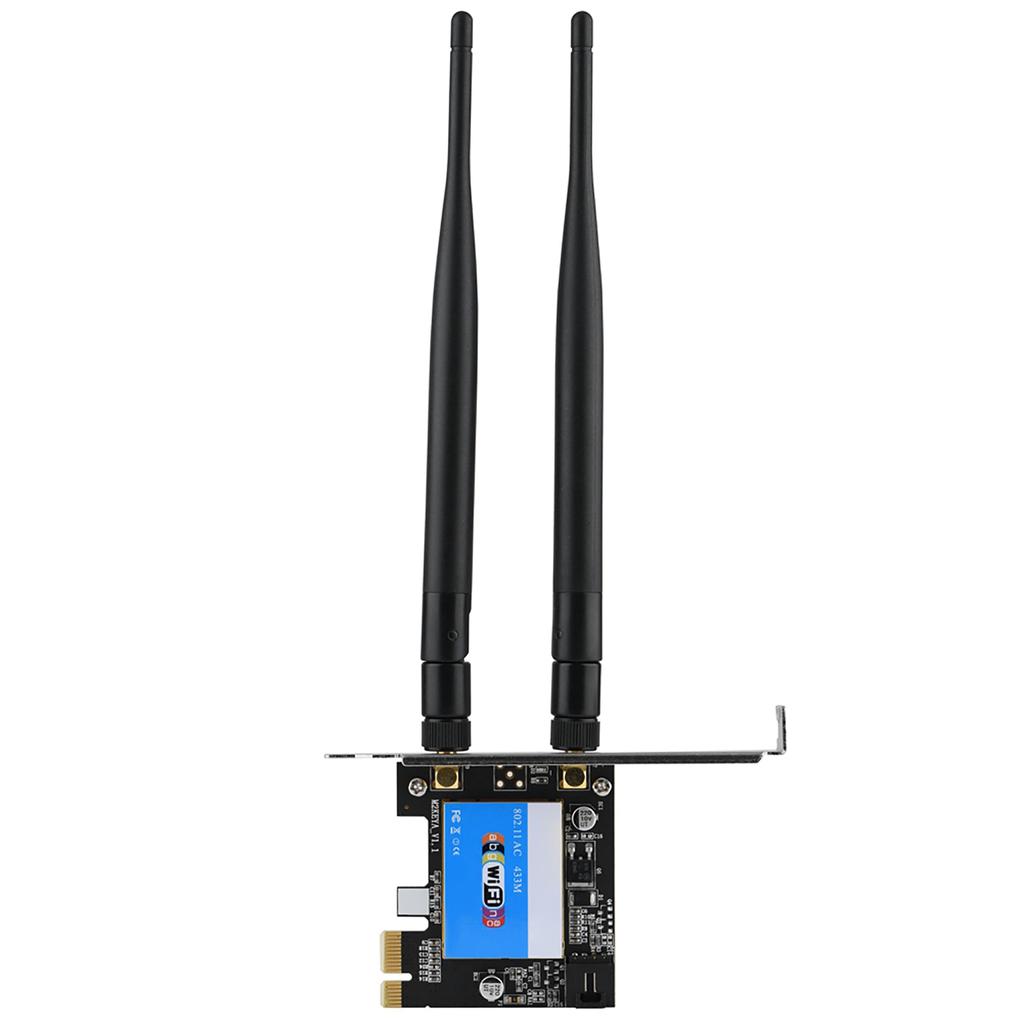 PCIE Network Card 433Mbps Dual Band 2.4g 5G for Bluetooth 4.0 for Bluetooth Network Card for Desktop