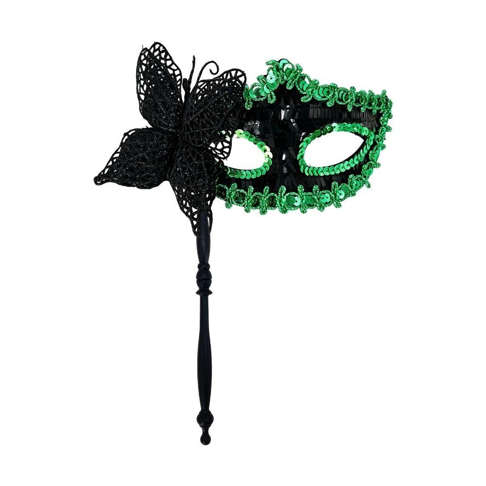 Half Face Butterfly Masquerade Mask Lightweight Elegant Butterfly Hand Hold Mask Decorative Party Costume Party Face Mask