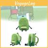 Entzückender grüner One Liam Rucksack Plüschtier Weicher kurzer Plüsch Tierrucksack