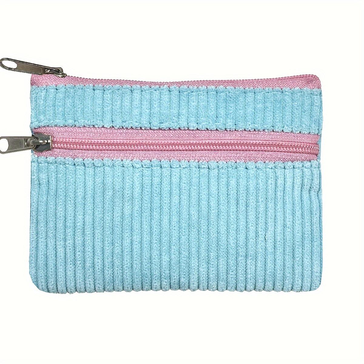 

Вельветовая многоцветная маленькая сумочка для мелочи Сумка для ключей Портативная сумка для карт Маленькая металлическая головка молнии