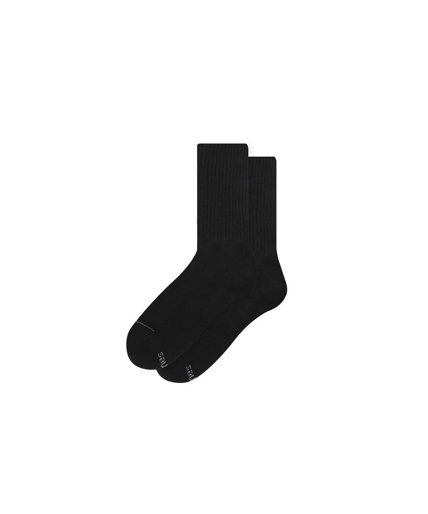 Heinjeu Crew Socks 2P Black