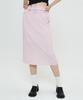 Sperone Woman Relaxed Seersucker Skirt (Light Pink)