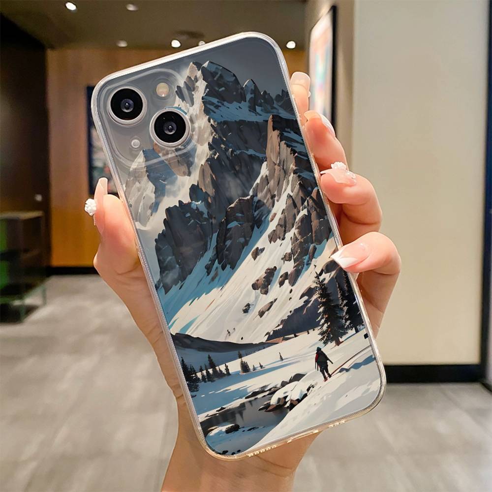 Heiliger Mount Everest Handyhülle Für iPhone 17 16e 16 15 14 13 12 11mini Pro Max X XR XSMAX 8 7 Air Plus Weiche Hülle