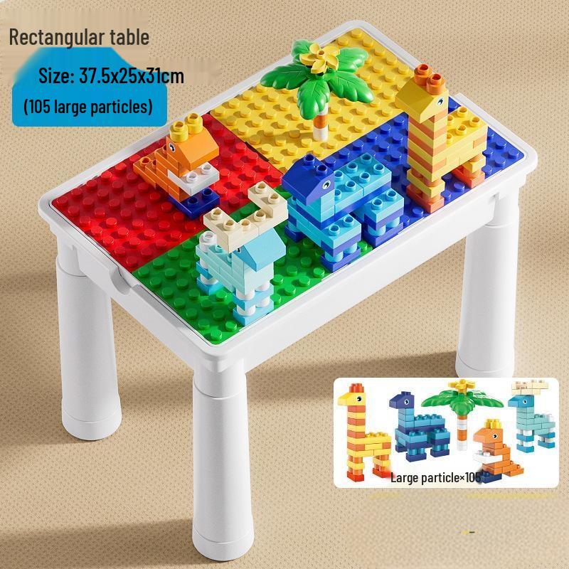 Land Battle Eagle Kids Building Block Table with Storage
