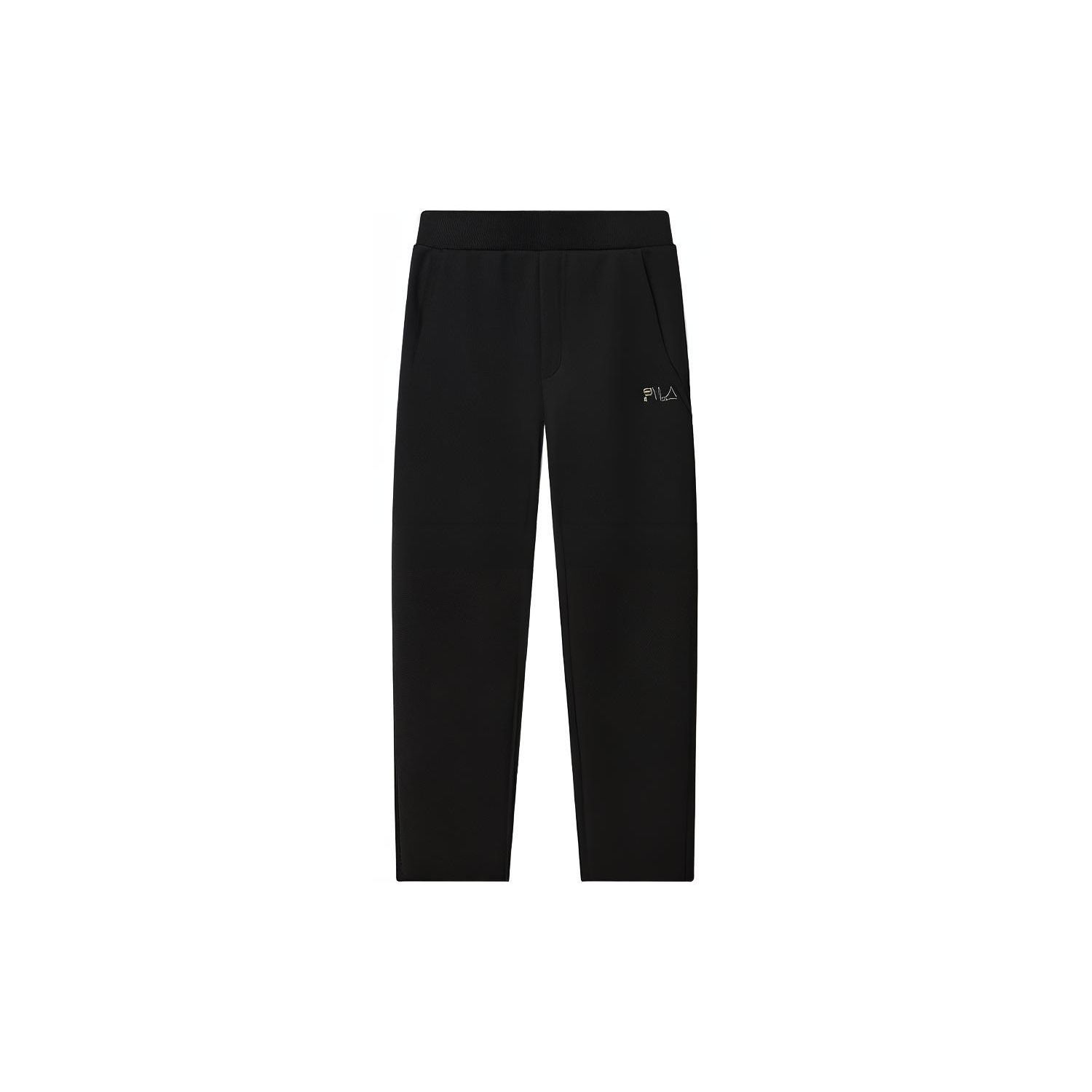 

FILA Solid Color Letter Logo Printed Tapered Casual Pants Men bottoms Black F11M318601FBK M