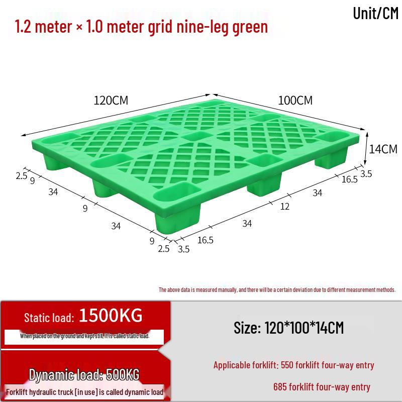 Moisture-Proof Plastic Forklift Pallet Platform Tray