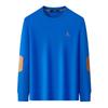 MONTAGUT Men's Classic Embroidered Cotton-Blend Crew Neck Sweatshirt
