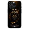 Coque Pour iPhone 16 Pro PSG double champion et fier, noir et dorée Maniacase