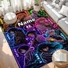 Custom Name Personalized Demon Slayer Print Carpet, Versatile Home Decor Rug, for Playroom, Apartment, Balcony, Entryway, Hallway Gift