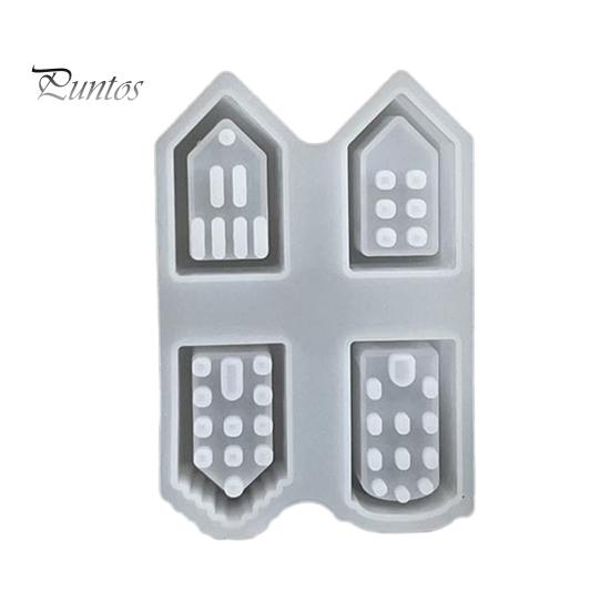 

Силиконовая форма для изготовления свечей, гипсовое литье, мини-формы для домиков для праздничных торжеств, рукоделия A