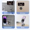 360° Adjustable Vacuum Magnetic Phone Holder, Upgraded Folding Magnetic Car Phone Holder, For Car/Gym/Mirror/Shower