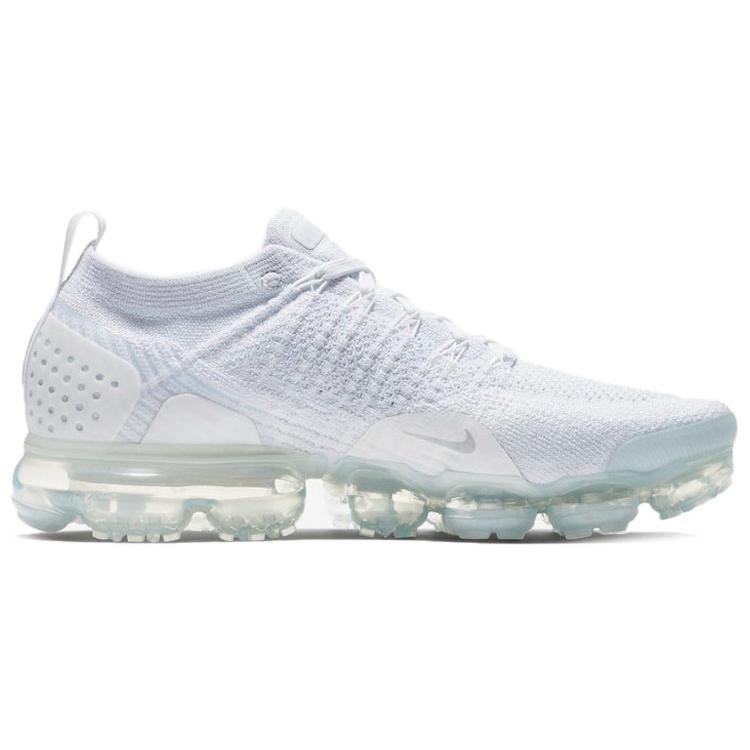 New Nike Air VaporMax Flyknit 2 White Pure Platinum 942842-100