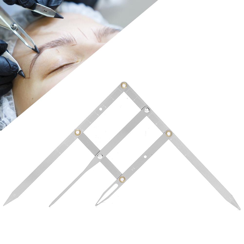 Microblading Tattoo Eyebrow Ruler Golden Ratio Makeup Symmetrical Tool Accessory