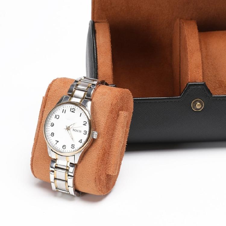 Elegant Leather Watch Storage Case Handmade Wristwatch Holder Carrying Box Women Jewelry Accessory Organiser