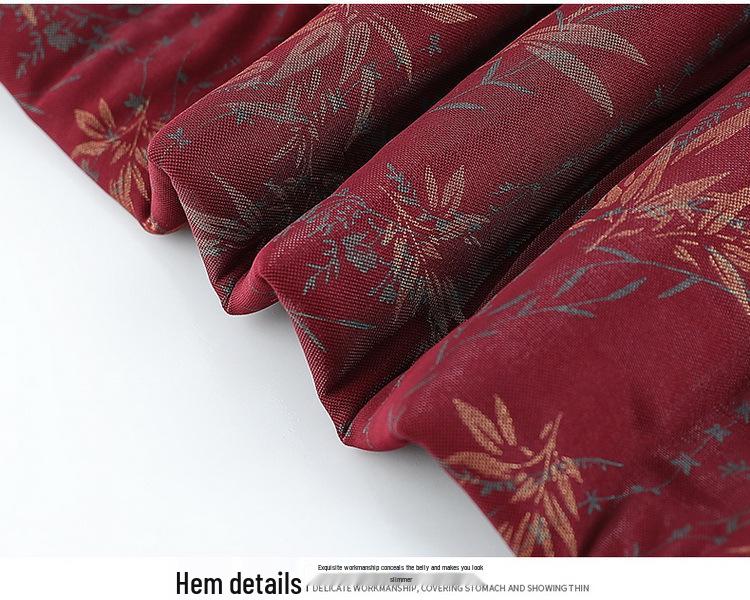 Elderly Women's Winter Cotton Jacket, Grandma’s Plus Velvet Thickened Tang Suit, Warm Stand Collar Outerwear for 70-Year-Olds