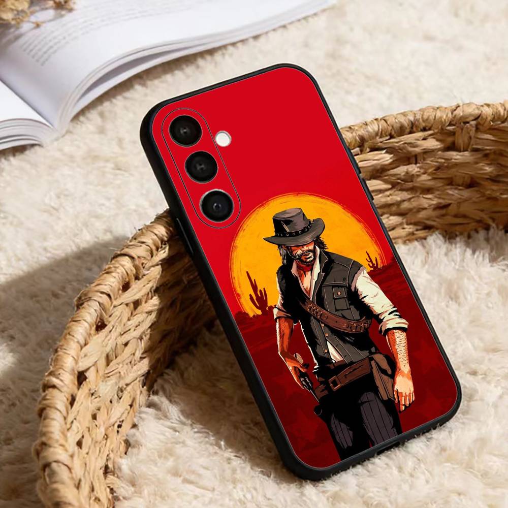 Game Red Dead R-Redemption Phone Case For Samsung Galaxy A13,21s,22,31,32,52,53,71,72,73,Soft Black Cover