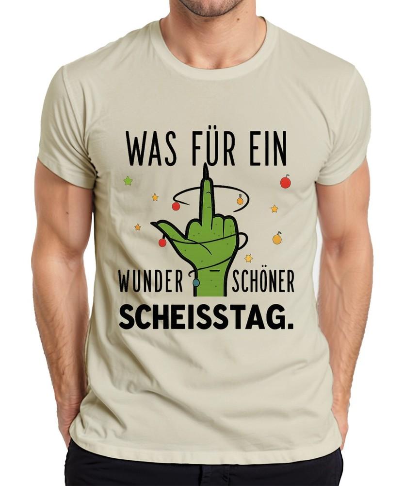 What A Gorgeous Shit Day Green Middle Finger Cheeky Unisexs TShirt