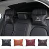 Car Seat Hanging Headrest Leather Neck Pillow Head Protector Accessories For Citroen C4 C3 C5 C1 C2 VTS Berlingo Celysee Xsara