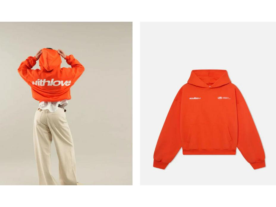 Hanorac Retro Unisex pentru Femei - Hanorac la Modă, Croială Largă